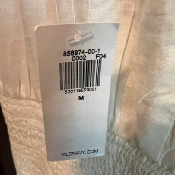 OLD NAVY Waist-Defined Smocked Top Size Medium - Picture 7 of 7